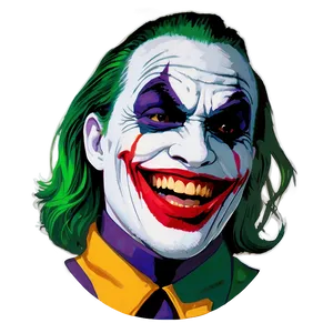 Iconic Joker Laugh Png Puw PNG Image