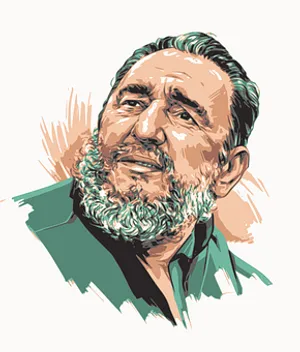 Iconic Leader Illustration PNG Image