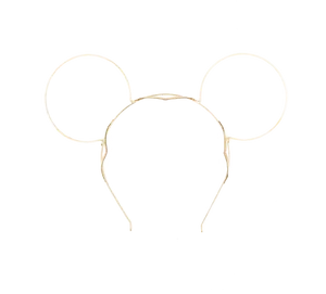 Iconic Mickey Mouse Ears Silhouette PNG Image