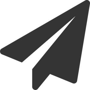 Iconic Paper Plane Graphic PNG Image