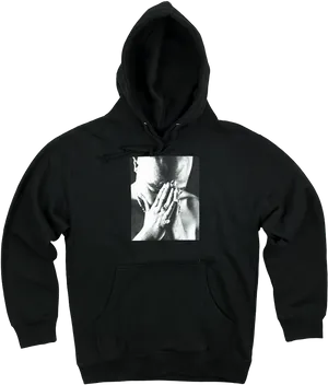 Iconic Rapper Praying Hoodie PNG Image