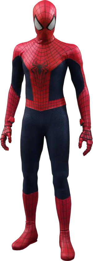 Iconic Redand Blue Spider Suit PNG Image