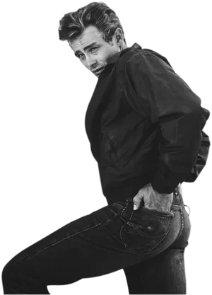 Iconic Retro Jeans Pose