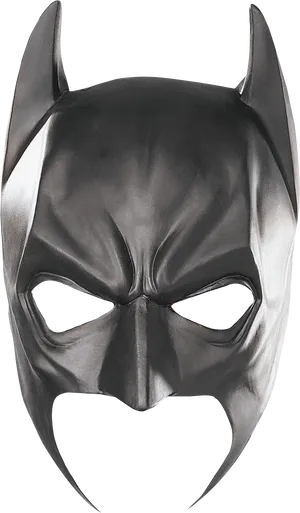 Iconic Silver Hero Mask PNG Image