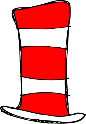 Iconic Striped Hat PNG Image