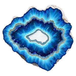 Icy Blue Geode Png Hol80 PNG Image