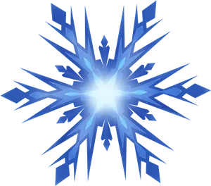 Icy_ Blue_ Snowflake_ Design.png PNG Image