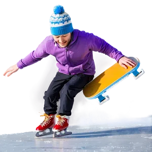 Icy Skating Journey PNG Ykw PNG
