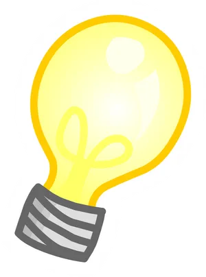 Idea Lightbulb Graphic PNG Image