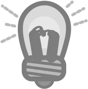 Idea Lightbulb Icon PNG Image