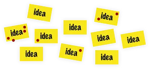 Idea Post It Notes Concept PNG Image