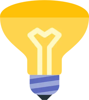 Illuminated Idea Concept PNG Image