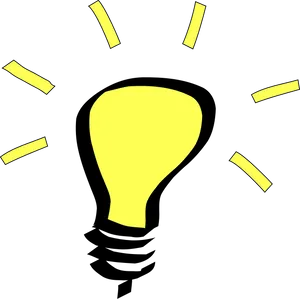 Illuminated Idea Concept PNG