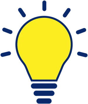 Illuminated Idea Icon PNG