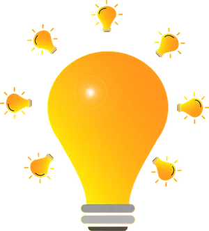 Illuminated Ideas Concept PNG