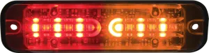 Illuminated Red Tail Light PNG Image