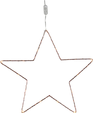 Illuminated Star Decoration PNG Image