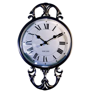 Illuminated Wall Clock Png 06262024 PNG Image