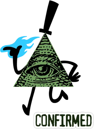 Illuminati Confirmed Cartoon Character PNG Image