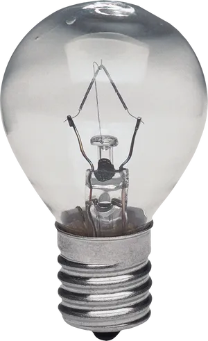 Incandescent Light Bulb Closeup PNG Image