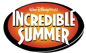 Incredible Summer Disney World Logo PNG Image