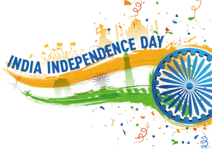 India Independence Day Celebration Artwork PNG Image