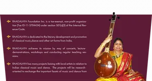 Indian Classical Musicianwith Veena Instrument PNG Image