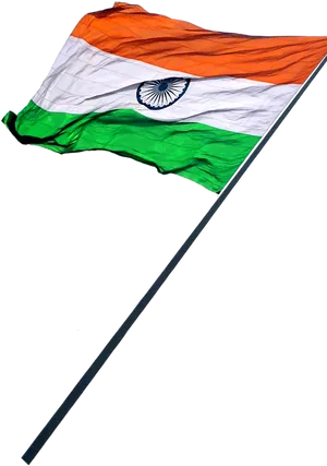 Indian Flag Waving Republic Day PNG Image