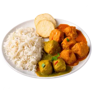 Indian Food Plate Png Kfc PNG Image