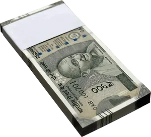 Indian500 Rupee Note PNG Image