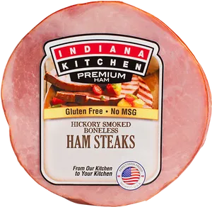 Indiana Kitchen Premium Ham Steaks PNG Image