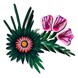 Indie Flower Illustration Png 06252024 PNG Image