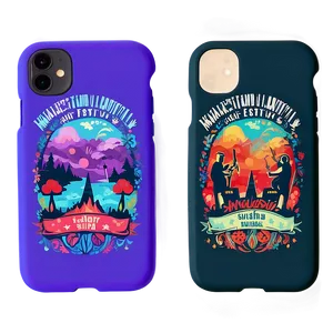 Indie Music Festival Phone Case Png 06122024 PNG Image