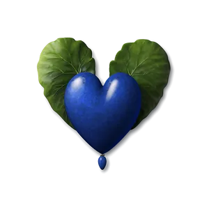 Indigo Blue Heart Emoji Png Ift PNG Image