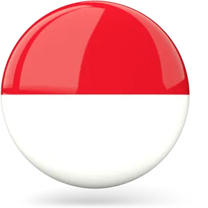 Indonesian_ Flag_ Sphere_3 D_ Render PNG Image