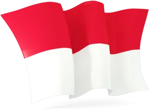 Indonesian Flag Waving PNG Image