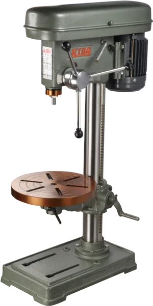 Industrial Bench Drill Press PNG Image