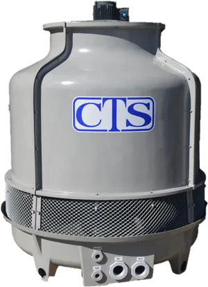 Industrial Cooling Tower Unit PNG Image