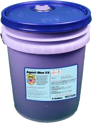 Industrial Degreaser Plastic Bucket PNG Image