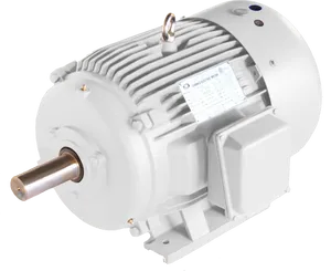 Industrial Electric Motor PNG Image