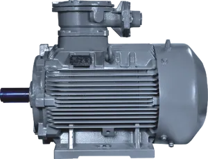 Industrial Electric Motor PNG Image