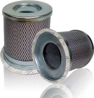 Industrial Filter Components PNG Image