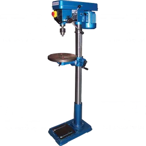 Industrial Floor Standing Drill Press PNG Image