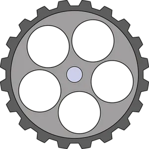 Industrial Gear Icon PNG