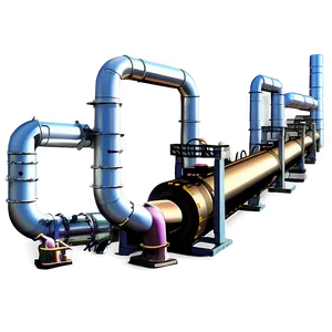 Industrial Pipeline Png Hpp PNG Image