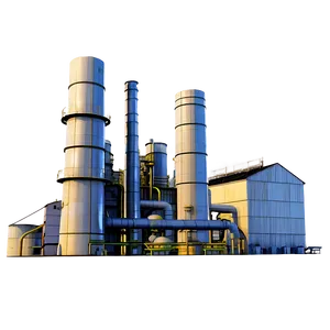 Industrial Power Plant Png Oxi63 PNG Image