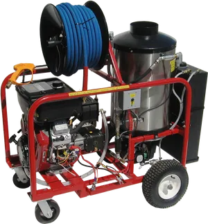 Industrial Pressure Washer System PNG Image