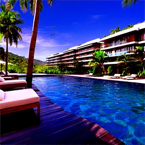 Infinity Pool Hotel PNG 05212024 PNG