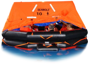 Inflatable Raft Capsized Training Exercise PNG Image