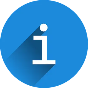 Information Icon Blue Circle PNG Image